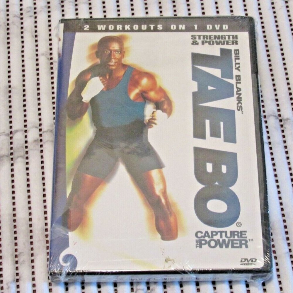 Billy Blanks TAE BO DVD 2 Workouts Strength and Power Capture Power NOS Sealed